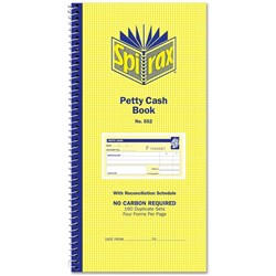 PETTY CASH SPIRAX BOOK  552 55229
