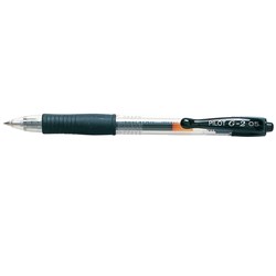 PILOT G2-5 RETRACTABLE EXTRA FINE BLACK GEL PEN DAL 622506