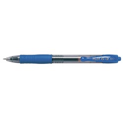 PILOT G2-7 RETRACTABLE FINE GEL BLUE PEN DAL 622510
