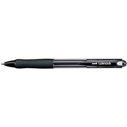 UNIBALL LAKNOCK SN100 BLACK MEDIUM 1.0MM RETRACTABLE PEN Minimum buy quantity 12
