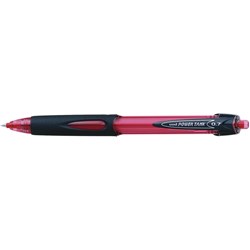 UNIBALL POWERTANK BALLPOINT RETRACTABLE FINE 0.7MM RED PEN Minimum buy quantity 12