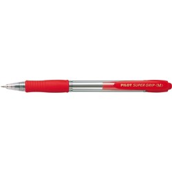 PILOT BPGP-10R RETRACTABLE MEDIUM RED SUPERGRIP BALLPOINT PEN DAL 623142