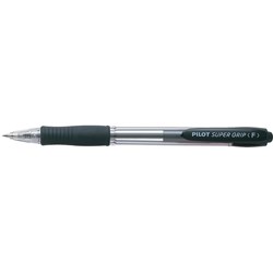 PILOT BPGP-10R RETRACTABLE FINE BLACK SUPERGRIP BALLPOINT PEN DAL 623130