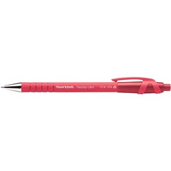 PAPERMATE FLEXGRIP ULTRA PEN BALL RETRACTABLE MEDIUM RED