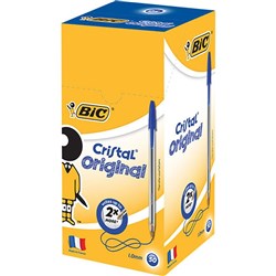 BIC CRISTAL 50s BLUE PENS BX50
