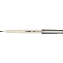 ARTLINE 210 FINELINER PEN BLACK 0.6MM TIP Available in 12's