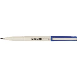 ARTLINE 210 FINELINER PEN BLUE 0.6MM TIP Available in 12's