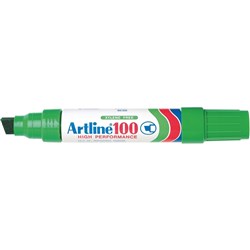 ARTLINE 100 PERMANENT MARKERS 12MM TIP GREEN