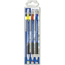 STAEDTLER MARS MICRO PENCIL MECHANICAL 0.3MM 0.5MM & 0.7MM WLT3