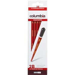 COLUMBIA COPPERPLATE PENCIL Hexagon 2B Box of  20