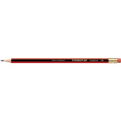 STAEDTLER 112 TRADITION ERASER TIPPED PENCIL STD-112 HB