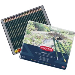 DERWENT ARTIST PENCILS 24's R32083 PK24
