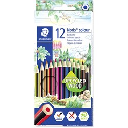 STAEDTLER NORIS CLUB 12 ASSORTED COLOURED PENCILS