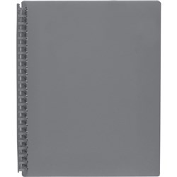 A4 MARBIG REFILLABLE DISPLAY BOOKS GREY
