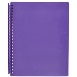 A4 MARBIG REFILLABLE DISPLAY BOOKS PURPLE