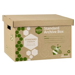 MARBIG ENVIRO ARCHIVE BOX 100% Recycled Brown