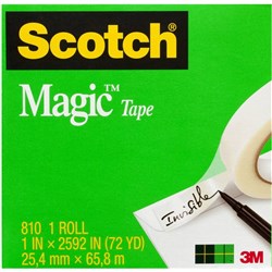 810 25mmX66 MAGIC TAPE SCOTCH ROLL