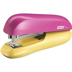 RAPID FUNKY F6 HALF STRIP STAPLER PINK / YELLOW