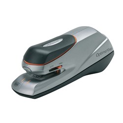 REXEL OPTIMA GRIP STAPLER Electric 20 Sheet Capacity Orange / Silver