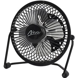 NERO USB DESK FAN Black ( 15Wx10Lx15H )