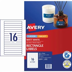AVERY LASER LABEL L7674 VIDEO SPINE LABEL