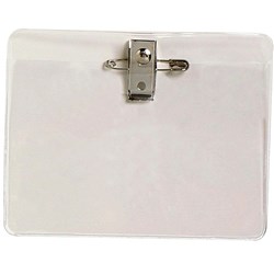 ID CARD HOLDER WITH PIN & CLIP LARGE PK10 ID SECURITY
