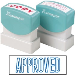 XSTAMP APPROVED 1008 BLUE INK