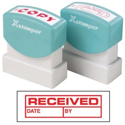 XSTAMPER 1680 RECEIVED/DATE/BY RED