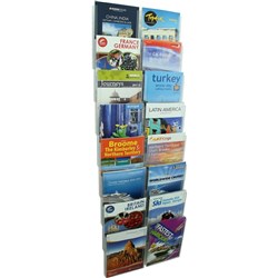 ESSELTE CLIPLOCK WALL SYSTEM BROCHURE HOLDER 16XA4 POCKETS