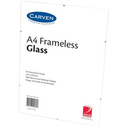 A4 Q-FRAME CERTIFICATE FRAMELESS GLASS FRAME