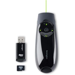 KENSINGTON WIRELESS PRESENTER Joystick W/Green Laser, Memory