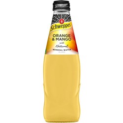 SCHWEPPES ORANGE / MANGO NATURAL MINERAL WATER 300ML PK24