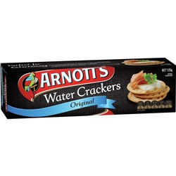 ARNOTTS BISCUITS Water Crackers 125gm 313364