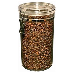 COMPASS STORAGE CANISTER ROUND ACRYLIC 2.15L D12.5x23CM