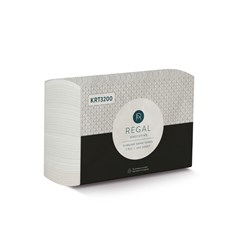 REGAL GOLD PREMIUM HAND TOWEL Slimline TAD 22.5x23cm 200s Suit H2 Dispenser,CTN16