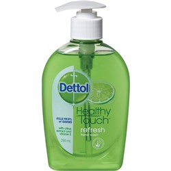 DETTOL LIQUID WASH  250ML ANTIBAC REFRESH PUMP HAND SOAP