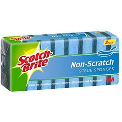 SCOTCH-BRITE SPONGE Non Scratch Scrub 8pk