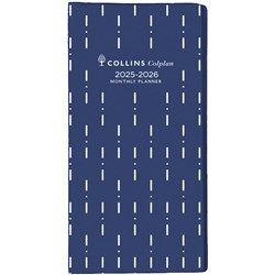COLPLAN PLANNER DIARY Month To View 176X88Mm 2 Years Blue