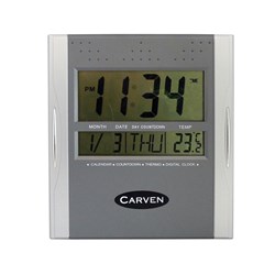 CARVEN WALL CLOCK Digital , Square