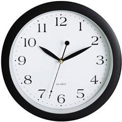 JASTEK 300MM WALL CLOCK 300mm Black