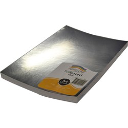 RAINBOW FOIL BOARD SILVER A4