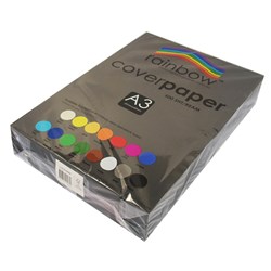 A3 BLACK COVER PAPER 125GSM PK500