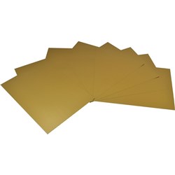 RSBG 510MMX640MM GOLD BOARD METALLIC 290GSM PACK 20 SHTS