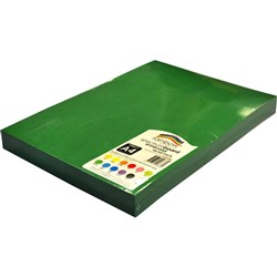 RAINBOW SPECTRUM BOARD A4 220GSM EMERALD GREEN PK100