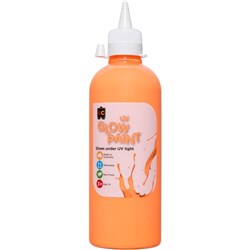 EC UV GLOW PAINT ORANGE 500ML