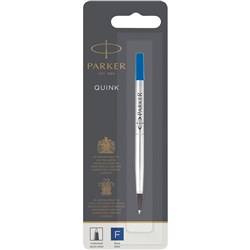 PARKER REFILLS & INK ROLLERBALL FINE BL1 BLUE