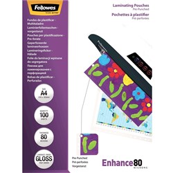 Fellowes Laminating Pouches A4 80 Micron