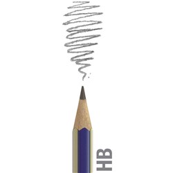 FABER-CASTELL GRAPHITE PENCILS GOLDFABER HB PACK OF 12