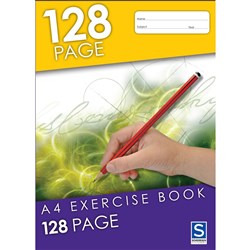 SOVEREIGN A4 EXERCISE BOOK 8MM Ruled 128 Page 140751
