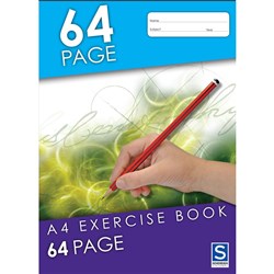 SOVEREIGN A4 EXERCISE BOOK 8MM Ruled 64 Page 140749